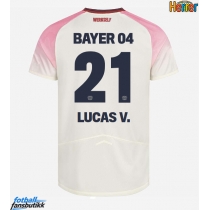 Bayer Leverkusen Lucas Vazquez #21 Bortedrakt 2025-26 Kortermet